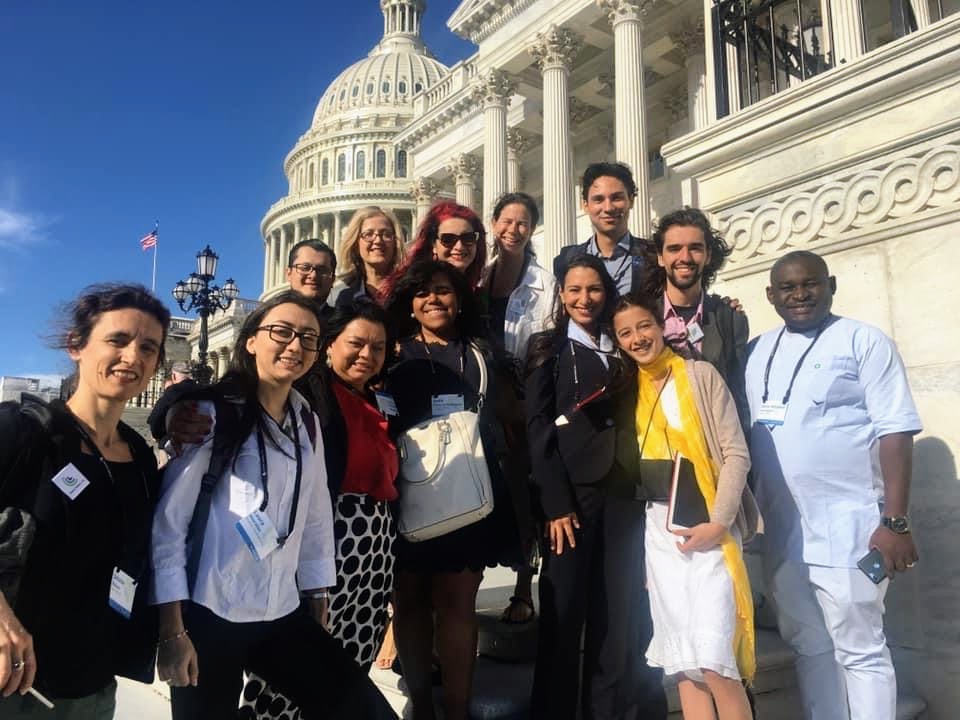 International PGM volunteers gathered on the Capitol steps in 2021