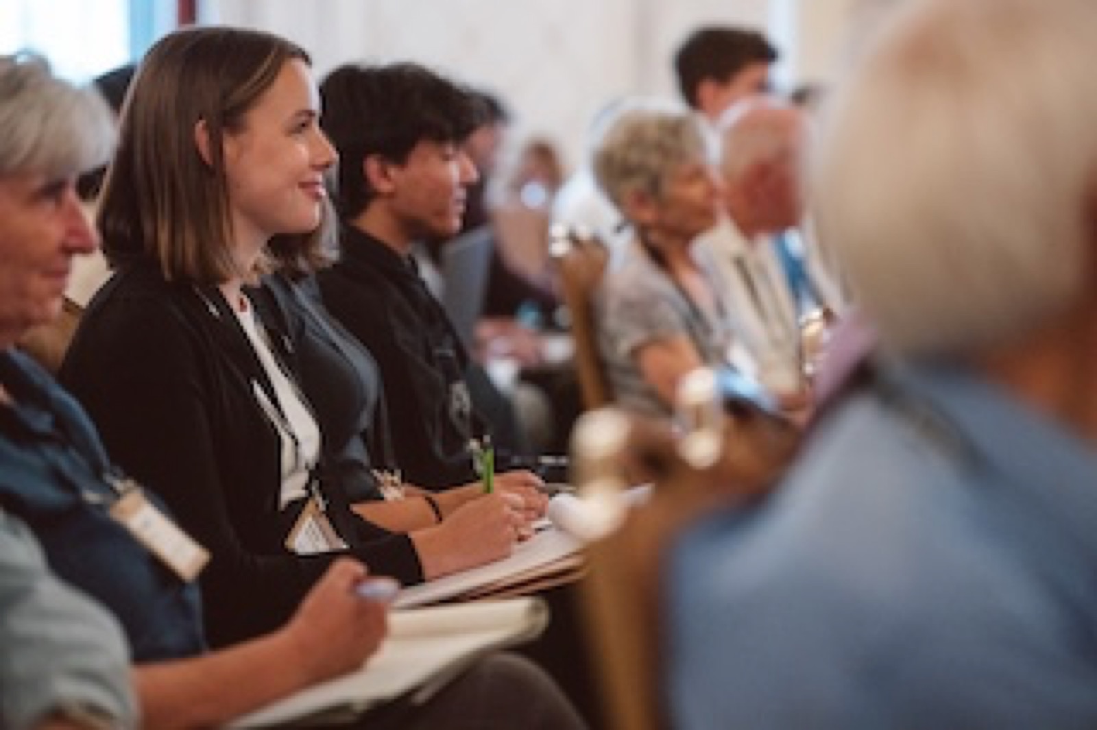 CCL volunteers in a training session