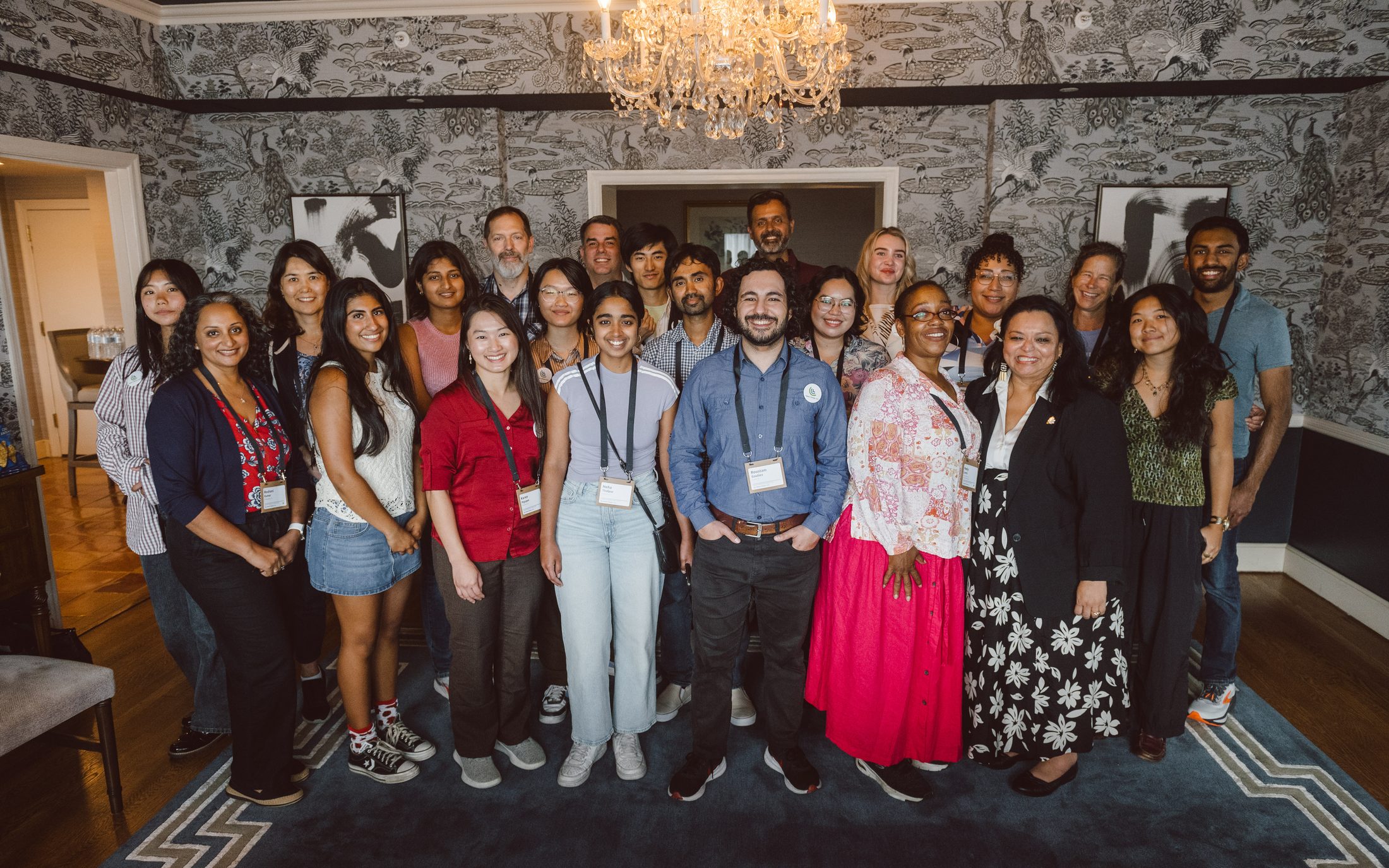 Members of CCL's People of the Global Majority Caucus gathered together