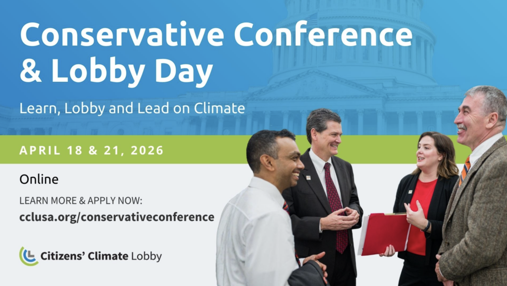 Promo graphic for CCL's 2026 Conservative Conference and Lobby Day