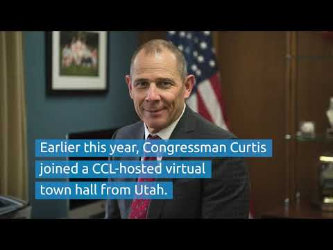 Sen. John Curtis with CCL volunteers