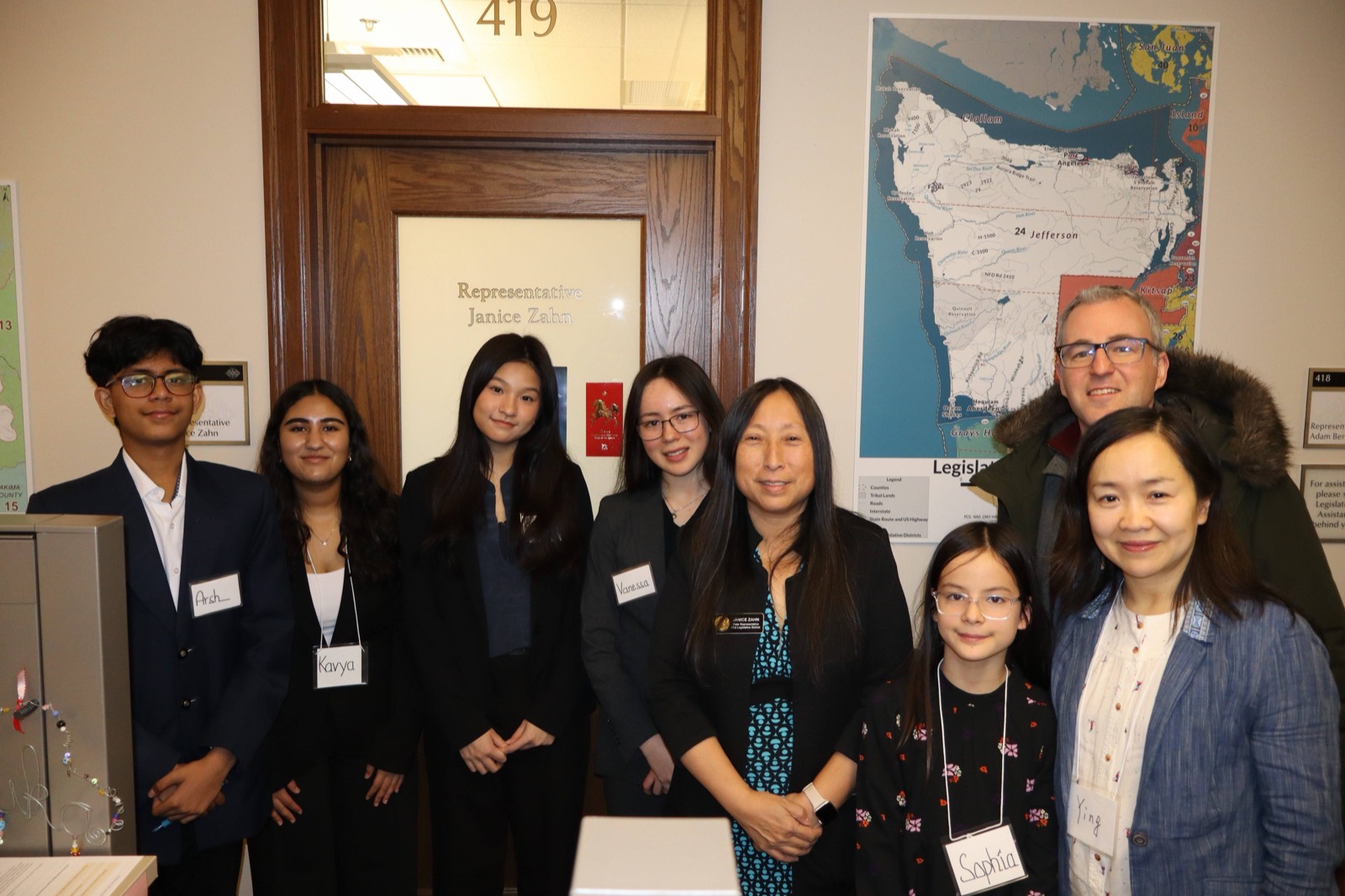 Washington youth at a state lobby day